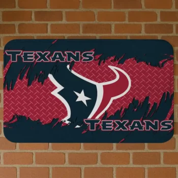 Blue Plate Rip Houston Texans Doormat - Non-Slip Fan Mat