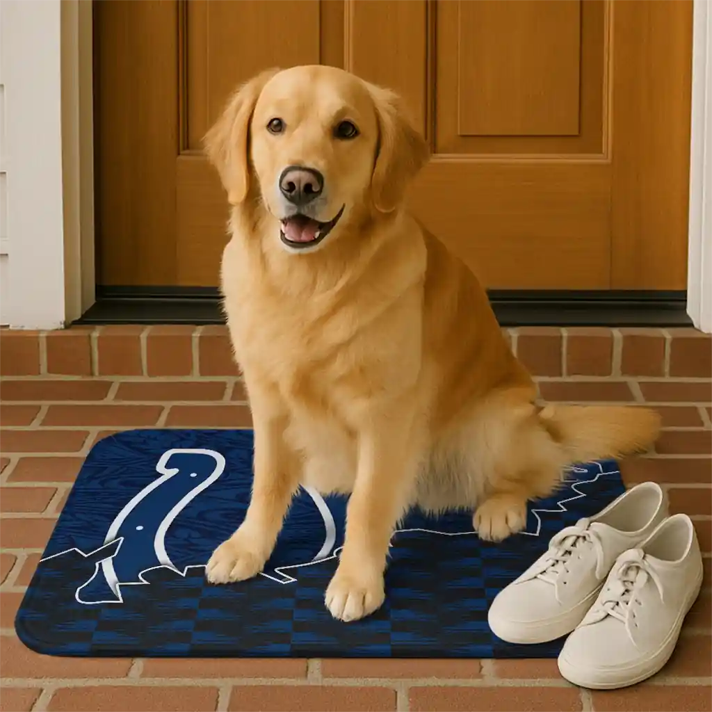indianapolis-colts-tribal-detailing-blue-black-doormat-high-quality.webp