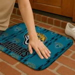 jacksonville-jaguars-bolt-row-teal-doormat-best-selling.webp