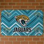 jacksonville-jaguars-chevron-geometrics-teal-doormat-best-selling.webp