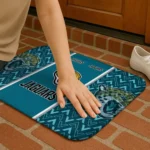 jacksonville-jaguars-chevron-stack-teal-doormat-best-selling.webp