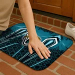 jacksonville-jaguars-graphic-stripes-teal-doormat-best-selling.webp