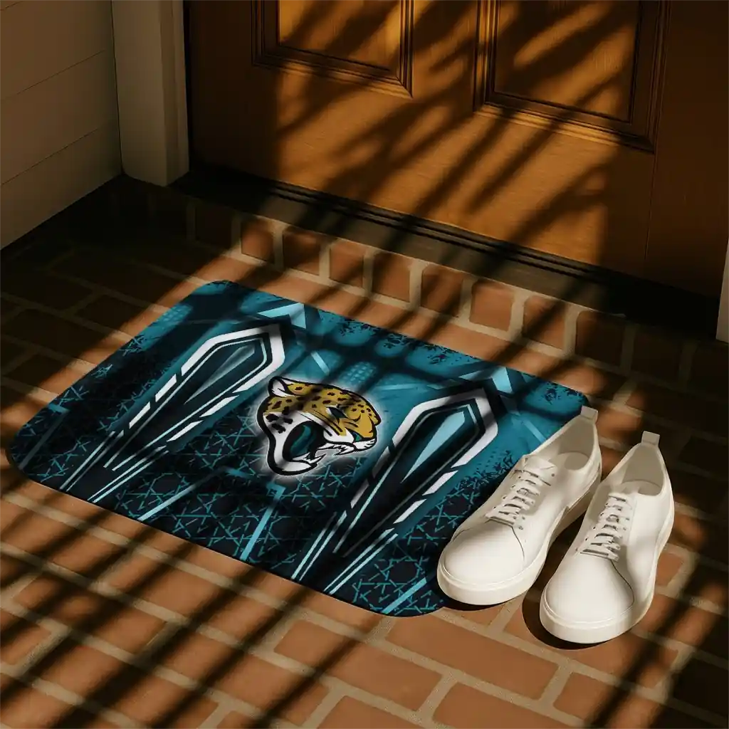 jacksonville-jaguars-graphic-stripes-teal-doormat-trendy.webp