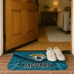 jacksonville-jaguars-layered-lines-teal-doormat-best-selling.webp