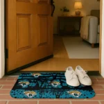 jacksonville-jaguars-palm-silhouette-teal-black-doormat-best-selling.webp