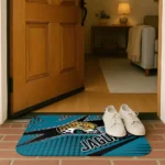 jacksonville-jaguars-sharp-flash-teal-doormat-best-selling.webp