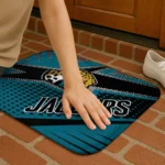 jacksonville-jaguars-sharp-flash-teal-doormat-best-selling.webp