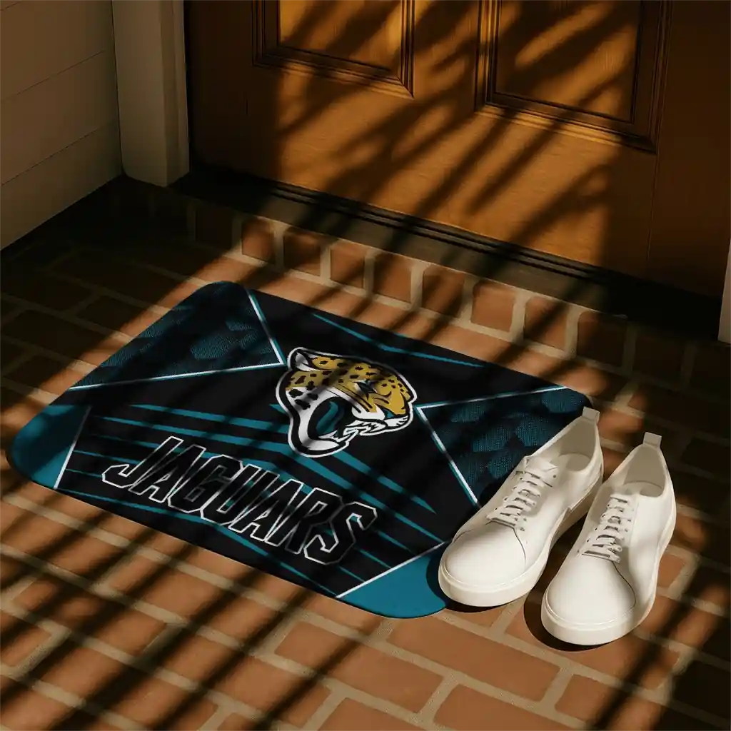 jacksonville-jaguars-techno-camo-teal-black-doormat-trendy.webp