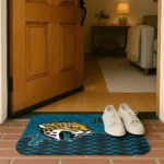 jacksonville-jaguars-tribal-detailing-teal-black-doormat-best-selling.webp