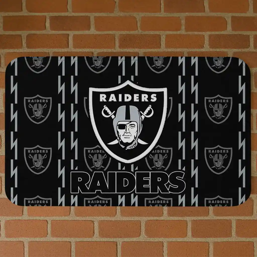 las-vegas-raiders-bolt-row-black-doormat-best-selling.webp las vegas raiders bolt row black doormat best selling