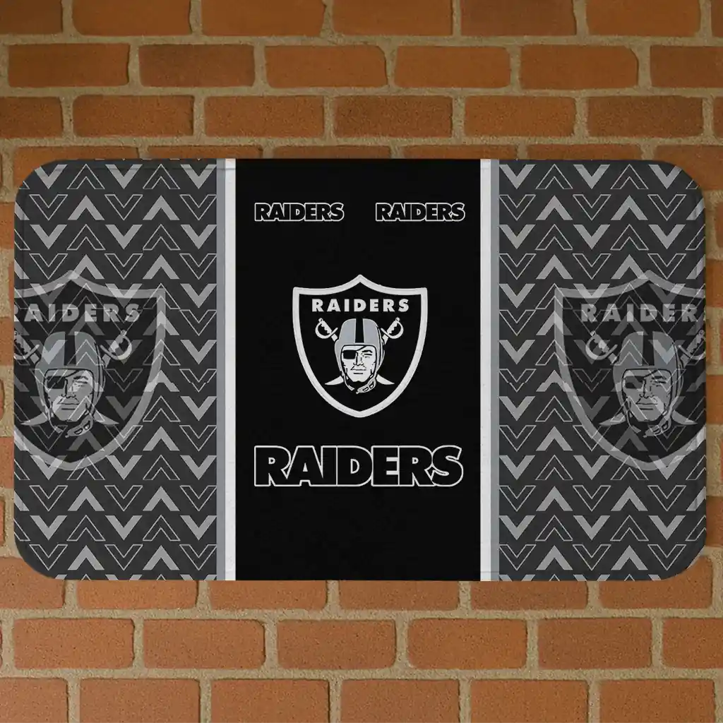 las-vegas-raiders-chevron-stack-black-doormat-best-selling.webp las vegas raiders chevron stack black doormat best selling