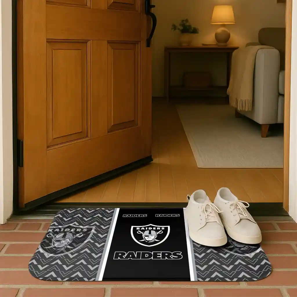 las-vegas-raiders-chevron-stack-black-doormat-fashion-forward.webp