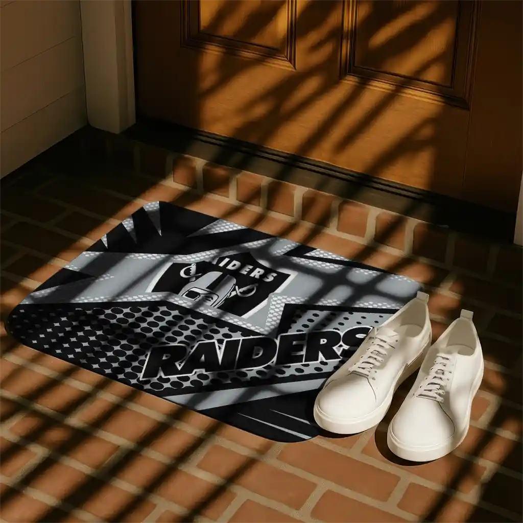 las-vegas-raiders-sharp-flash-black-doormat-trendy.webp