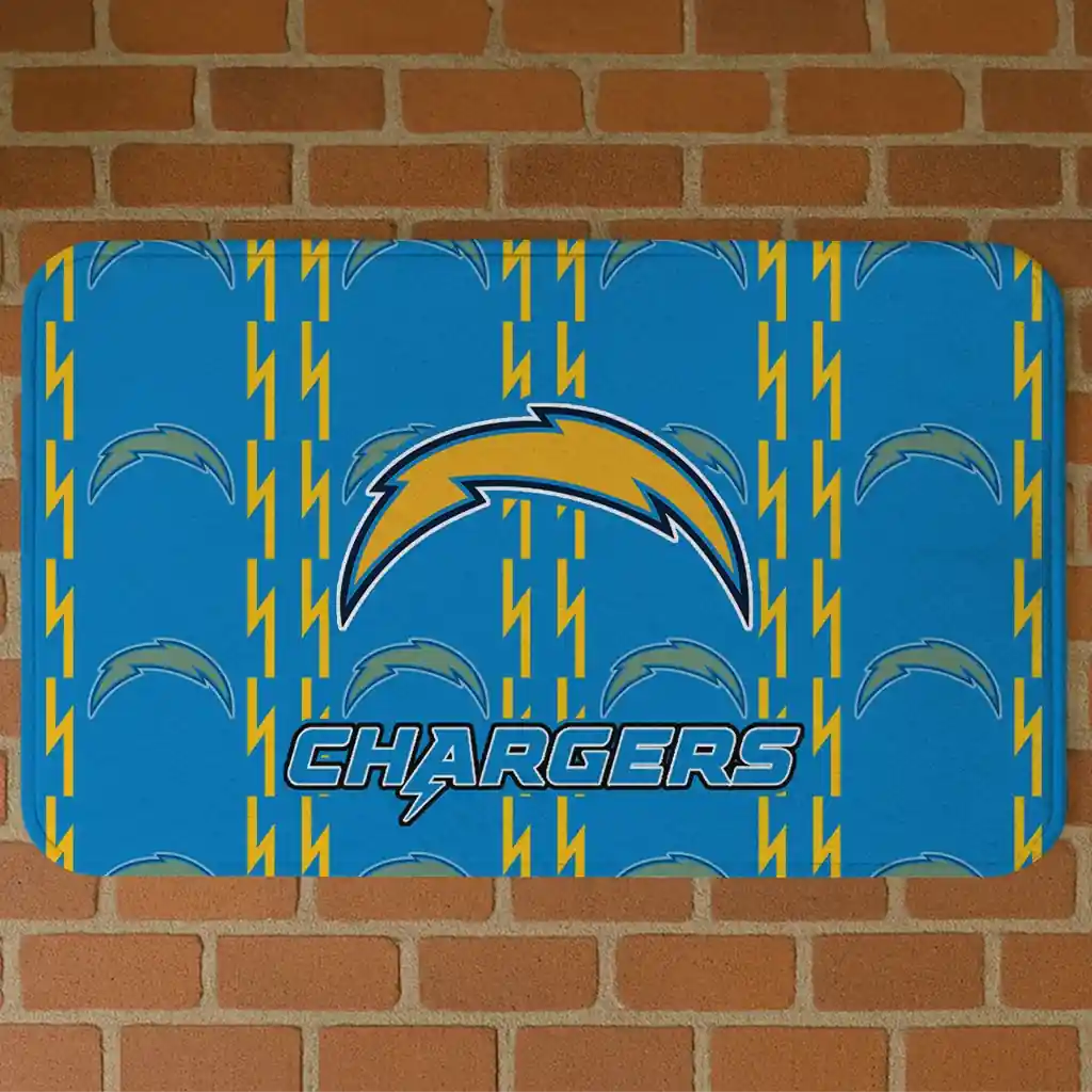 los-angeles-chargers-bolt-row-blue-doormat-best-selling.webp los angeles chargers bolt row blue doormat best selling