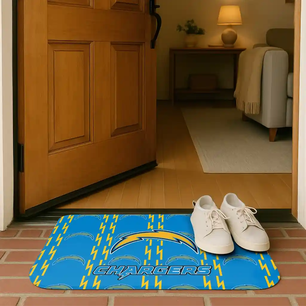 los-angeles-chargers-bolt-row-blue-doormat-fashion-forward.webp