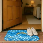 los-angeles-chargers-chevron-geometrics-blue-doormat-best-selling.webp