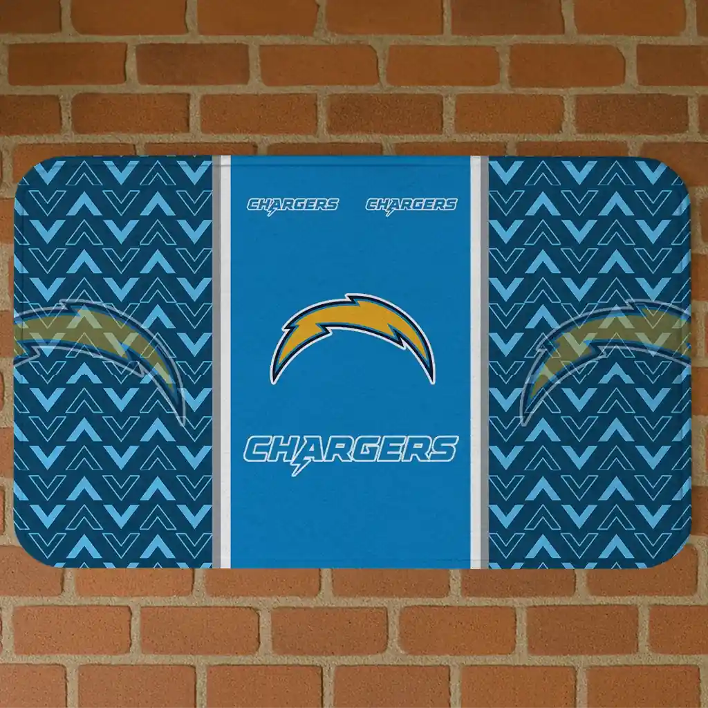 los-angeles-chargers-chevron-stack-blue-doormat-best-selling.webp los angeles chargers chevron stack blue doormat best selling