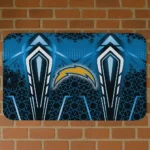 los-angeles-chargers-graphic-stripes-blue-doormat-best-selling.webp