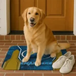 los-angeles-chargers-hexagon-oval-blue-doormat-best-selling.webp