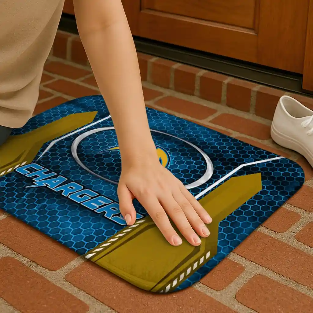 los-angeles-chargers-hexagon-oval-blue-doormat-premium-grade.webp