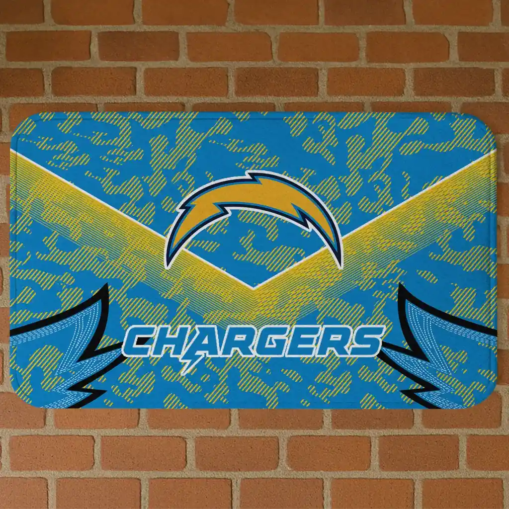 los-angeles-chargers-layered-lines-blue-doormat-best-selling.webp los angeles chargers layered lines blue doormat best selling