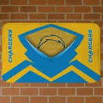 Blue Ninja Mesh Los Angeles Chargers Doormat - Non-Slip Fan Mat