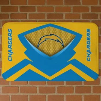 Blue Ninja Mesh Los Angeles Chargers Doormat - Non-Slip Fan Mat