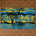 los-angeles-chargers-palm-silhouette-blue-black-doormat-best-selling.webp