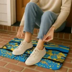 los-angeles-chargers-palm-silhouette-blue-black-doormat-best-selling.webp