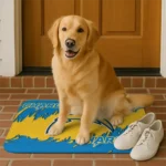 los-angeles-chargers-plate-rip-blue-doormat-best-selling.webp