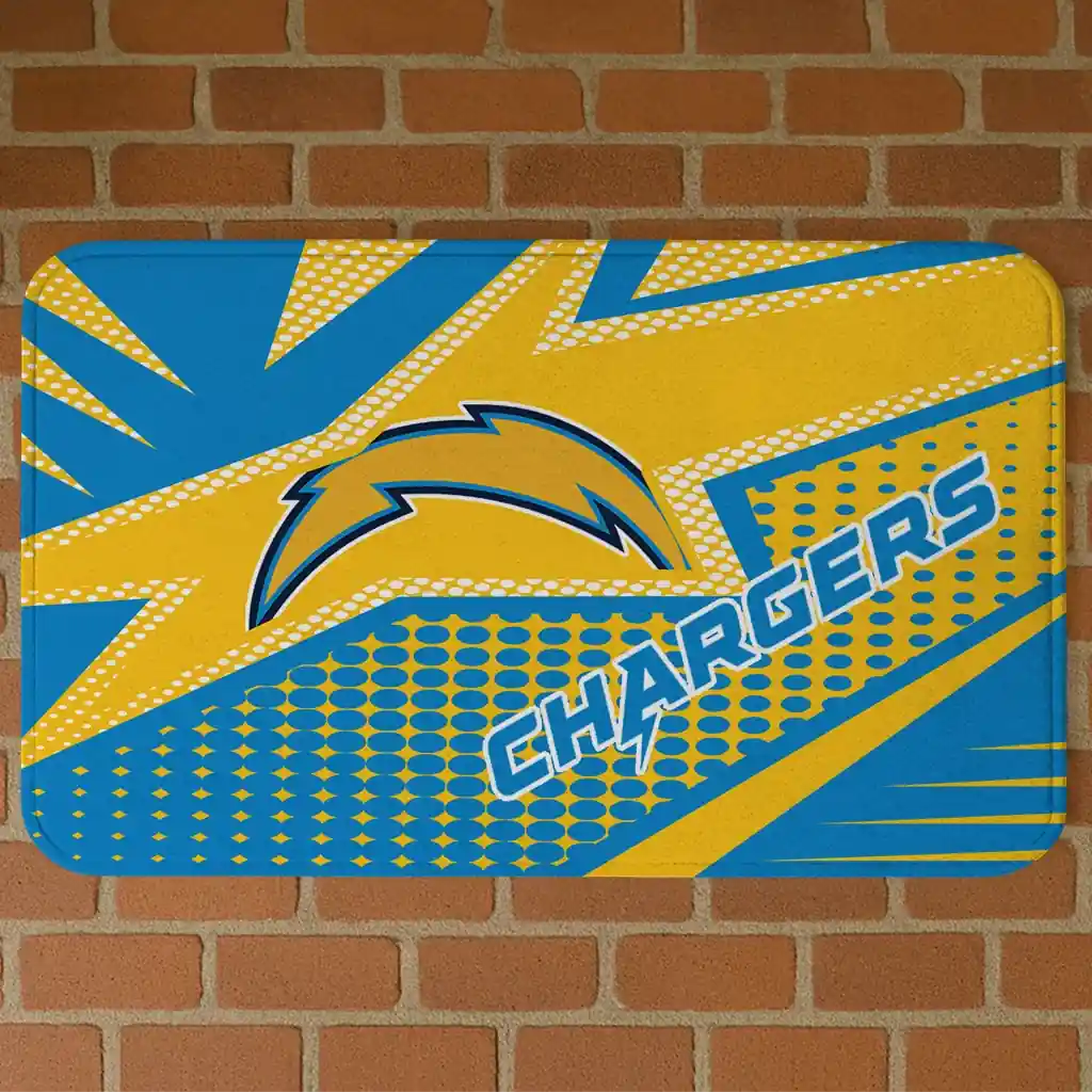 los-angeles-chargers-sharp-flash-blue-doormat-best-selling.webp los angeles chargers sharp flash blue doormat best selling
