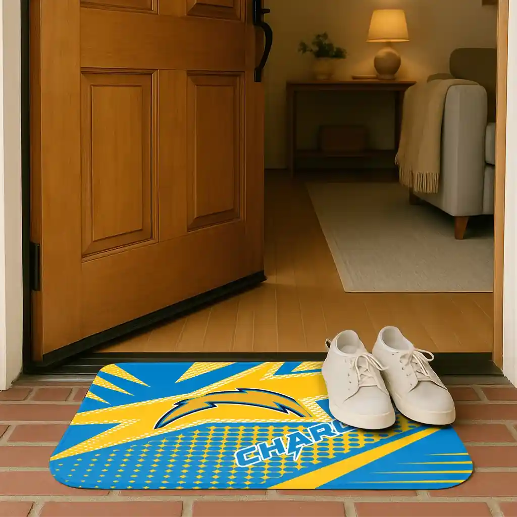 los-angeles-chargers-sharp-flash-blue-doormat-fashion-forward.webp