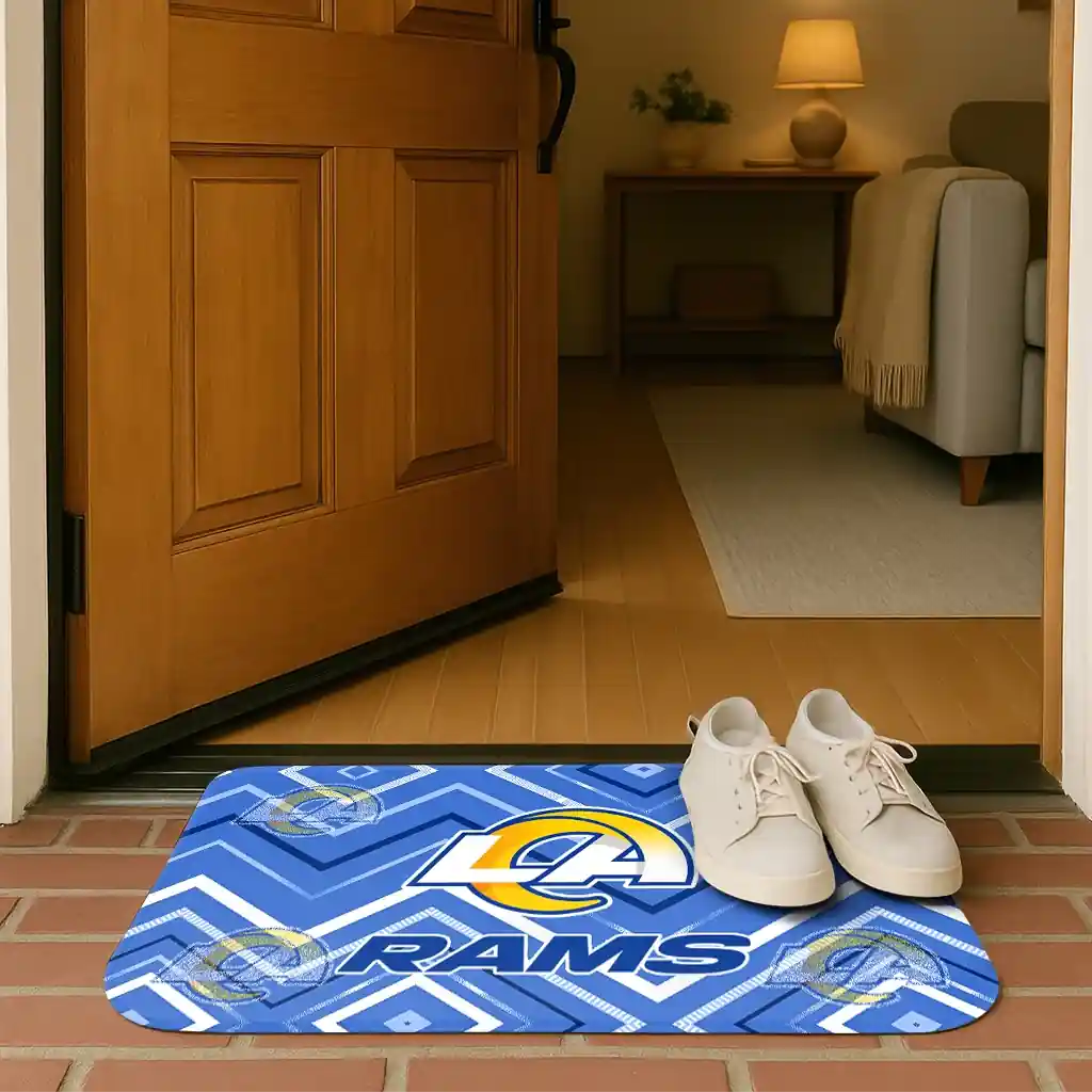 los-angeles-rams-chevron-geometrics-blue-doormat-fashion-forward.webp