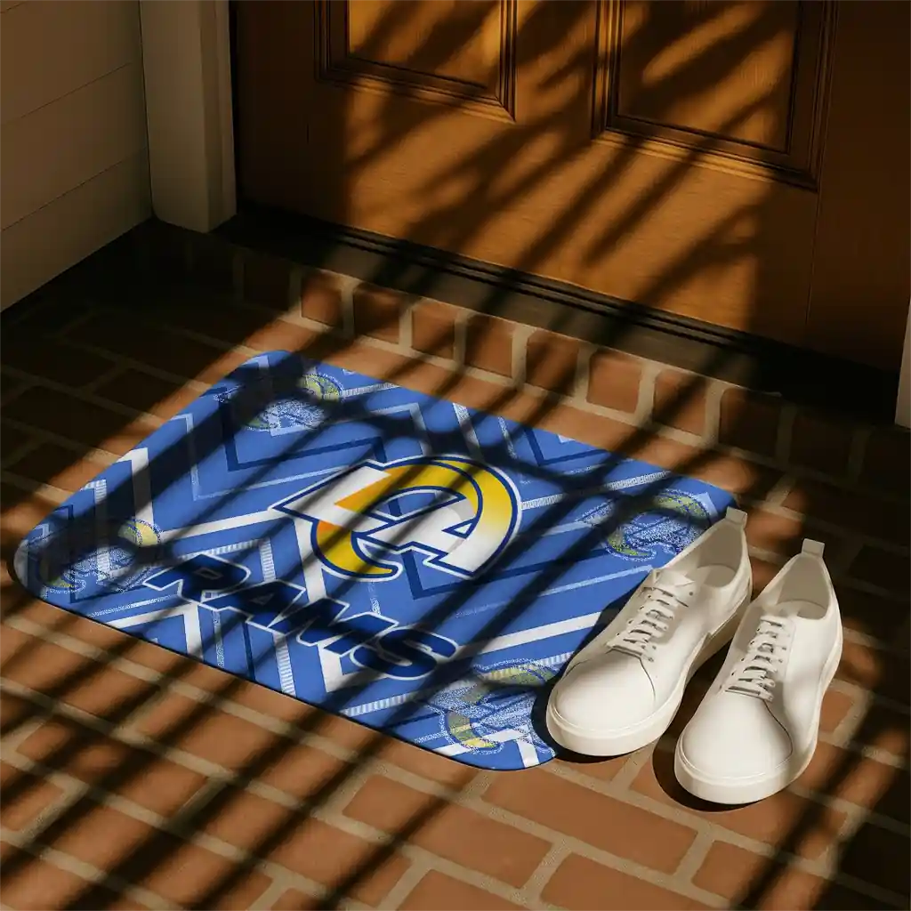 los-angeles-rams-chevron-geometrics-blue-doormat-trendy.webp
