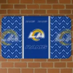 los-angeles-rams-chevron-stack-blue-doormat-best-selling.webp