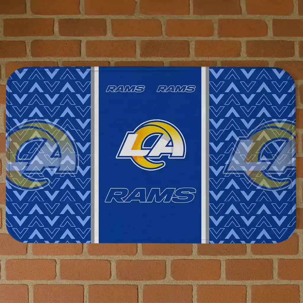 los-angeles-rams-chevron-stack-blue-doormat-best-selling.webp los angeles rams chevron stack blue doormat best selling