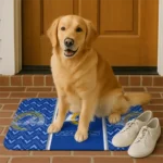 los-angeles-rams-chevron-stack-blue-doormat-best-selling.webp