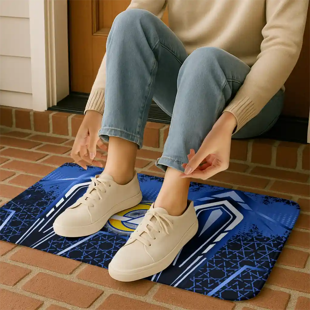 los-angeles-rams-graphic-stripes-blue-doormat-top-rated.webp