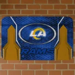 los-angeles-rams-hexagon-oval-blue-doormat-best-selling.webp