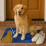 los-angeles-rams-hexagon-oval-blue-doormat-best-selling.webp