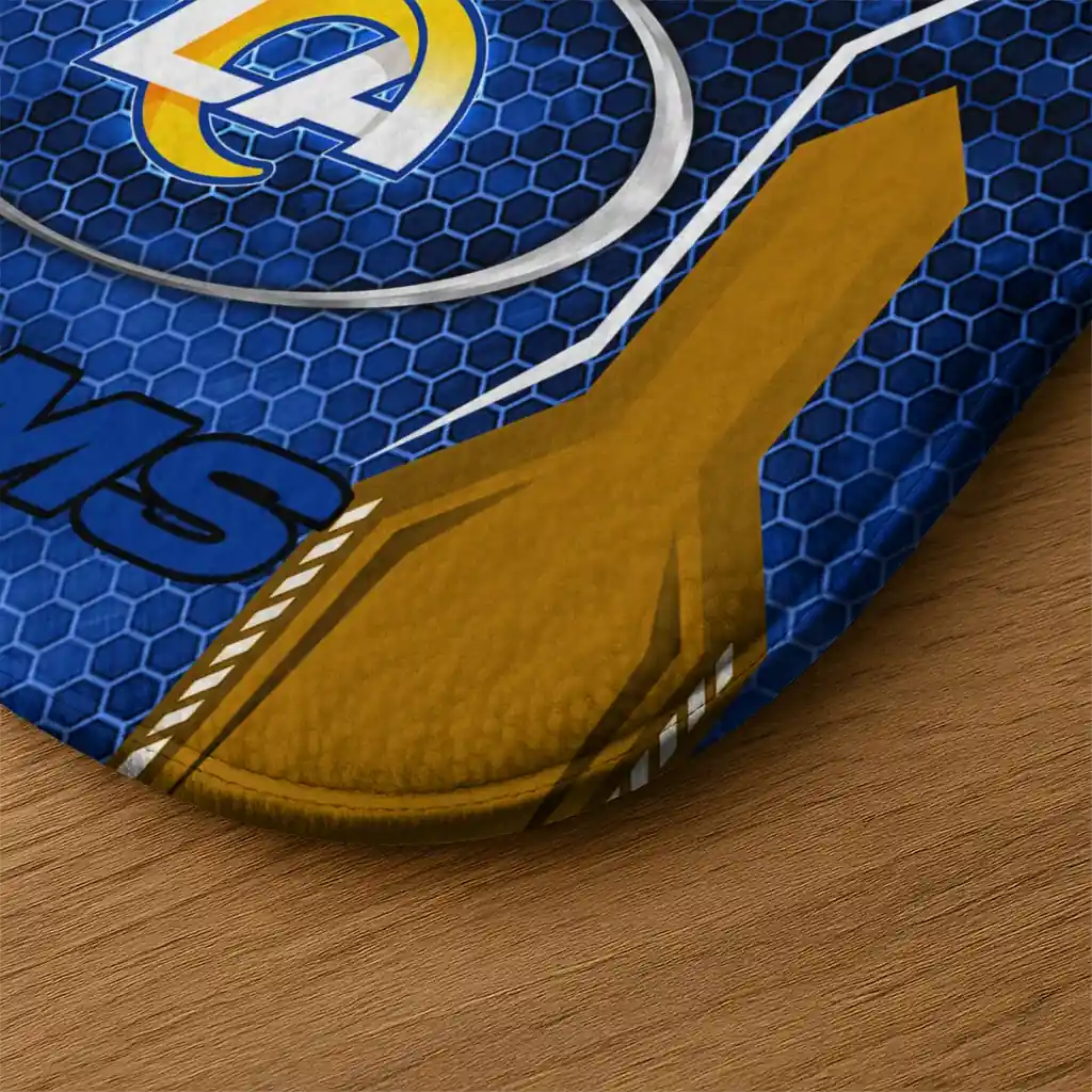 los-angeles-rams-hexagon-oval-blue-doormat-latest-model.webp