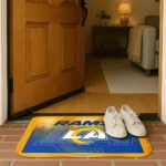 los-angeles-rams-pixel-blur-blue-doormat-best-selling.webp