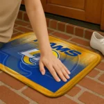 los-angeles-rams-pixel-blur-blue-doormat-best-selling.webp