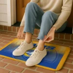 los-angeles-rams-pixel-blur-blue-doormat-best-selling.webp