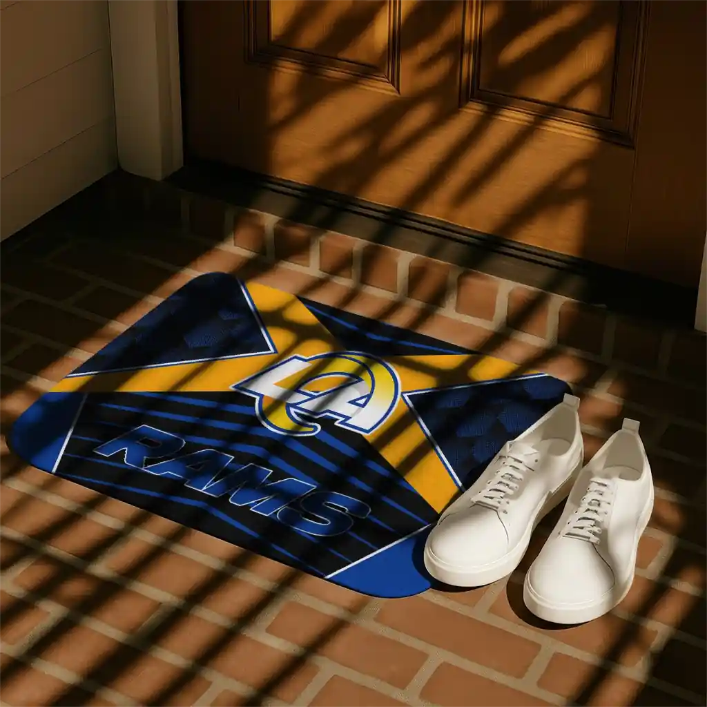 los-angeles-rams-techno-camo-blue-black-doormat-trendy.webp