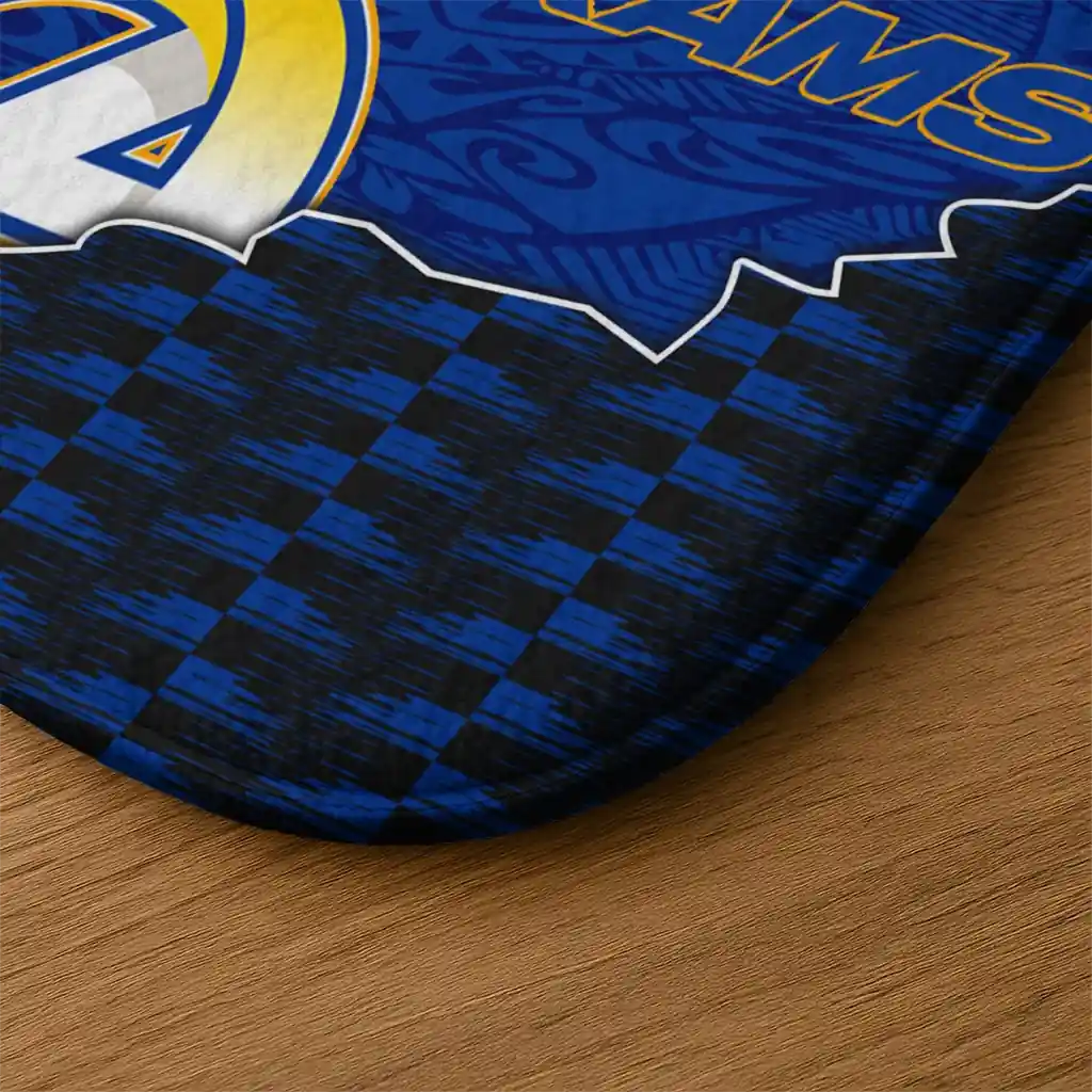 los-angeles-rams-tribal-detailing-blue-black-doormat-latest-model.webp