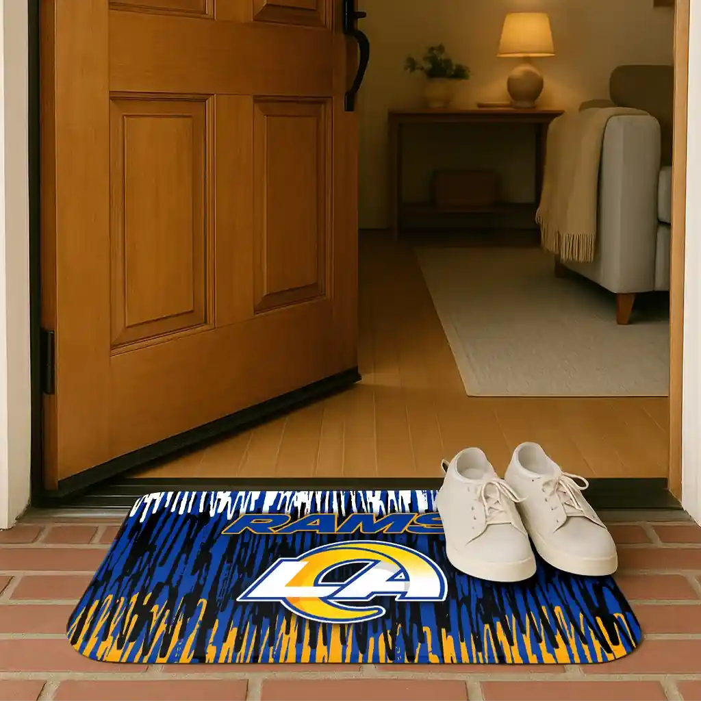 los-angeles-rams-vertical-flow-blue-doormat-fashion-forward.webp