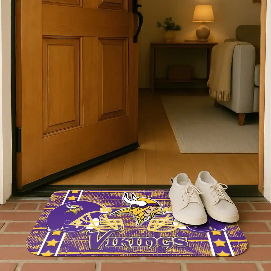minnesota-vikings-helmet-illustration-purple-doormat-fashion-forward.webp