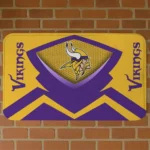 Purple Ninja Mesh Minnesota Vikings Doormat - Non-Slip Fan Mat