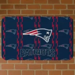 Blue Bolt Row New England Patriots Doormat - Non-Slip Fan Mat